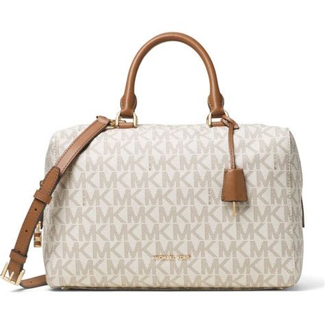 michael kors kirby large satchel vanilla|michael michael kors kirby large satchel 2 .